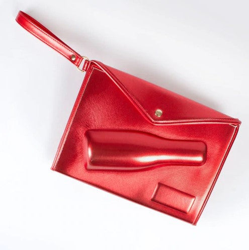 Eden Lifestyle Boutique, Accessories - Handbags,  Red Small Champagne Clutch