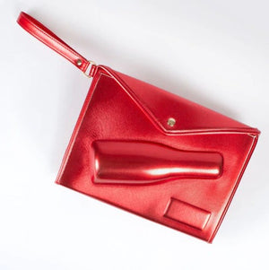 Eden Lifestyle Boutique, Accessories - Handbags,  Red Small Champagne Clutch