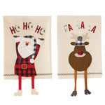 Mud Pie, Home - Decorations,  Mud Pie - Holiday Dangle Leg Towel