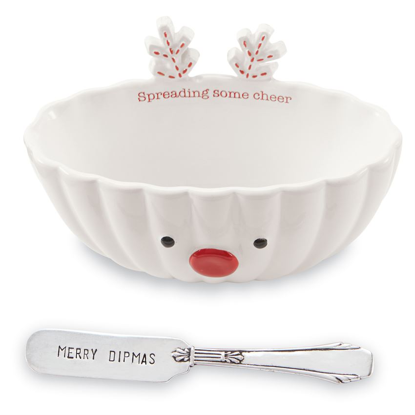 Mud Pie, Home - Serving,  Mud Pie - Spreading Reindeer Dip Set
