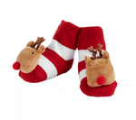 Mud Pie Rattle Toe Reindeer Socks - Eden Lifestyle