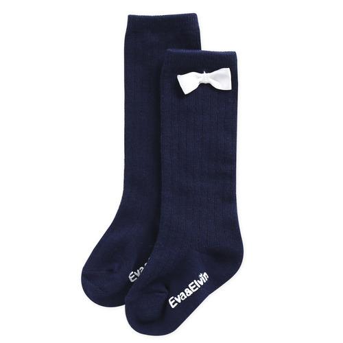 Eden Lifestyle, Accessories - Socks,  Ribbon Knee Socks - Navy