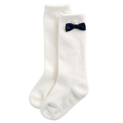 Eden Lifestyle, Accessories - Socks,  Ribbon Knee Socks - White