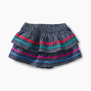 Tea Collection, Baby Girl Apparel - Bloomers,  Ric Rac Ruffle Bloomers Blue