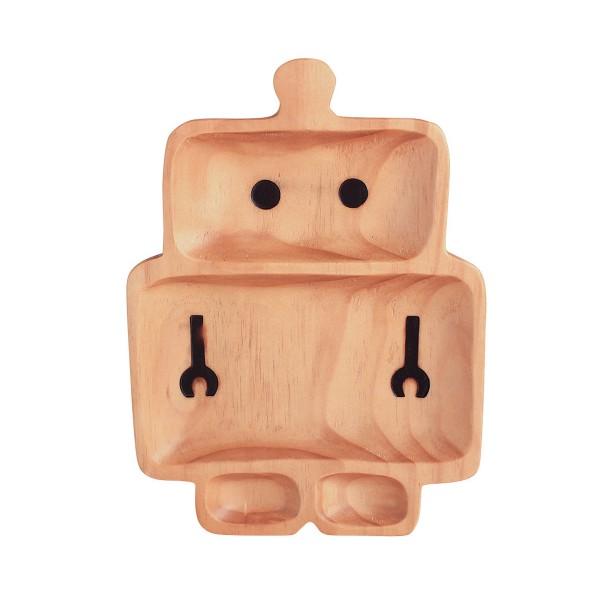 skraber trofast Bugt Robot Wooden Plate | Eden Lifestyle