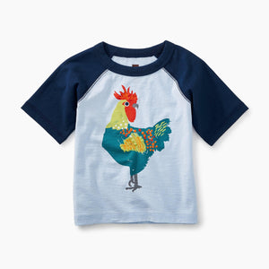 Tea Collection, Baby Boy Apparel - Shirts & Tops,  Rooster Graphic Baby Raglan