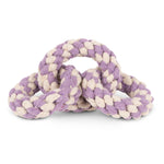 Striped Tri-Ring Rope Dog Toy - Eden Lifestyle