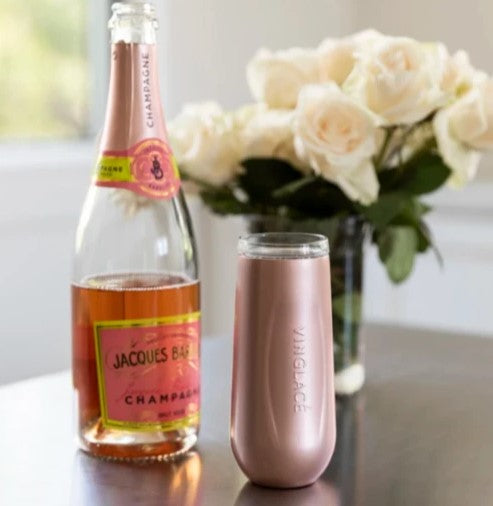 Vinglace, Home - Drinkware,  Rose Gold Champagne Flute