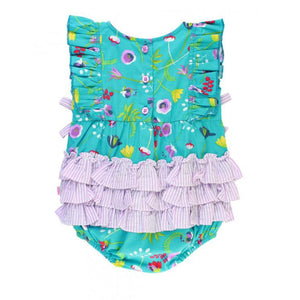 Ruffle Butts, Baby Girl Apparel - Rompers,  Sweet Meadow Romper