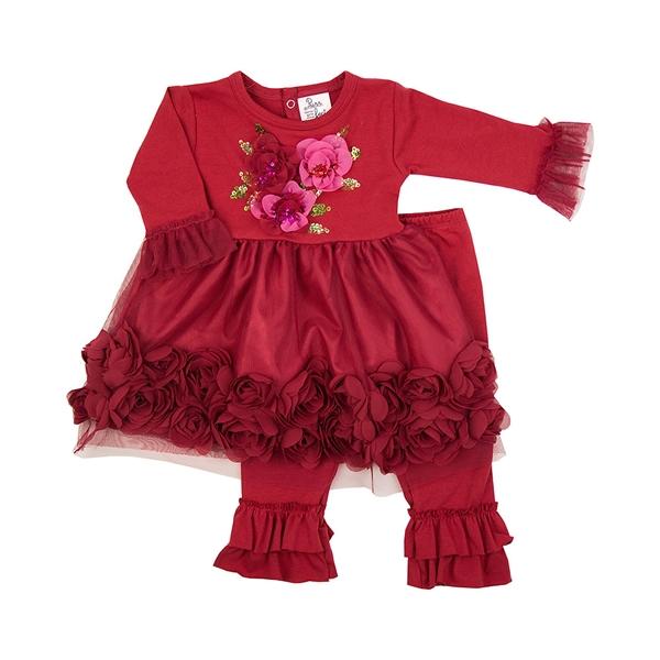Haute Baby, Baby Girl Apparel - Dresses,  Ruby Sparkle - Haute Baby