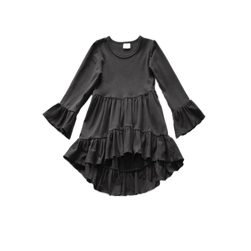 Eden Lifestyle, Girl - Shirts & Tops,  Ruffle Top - Black