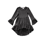 Eden Lifestyle, Girl - Shirts & Tops,  Ruffle Top - Black