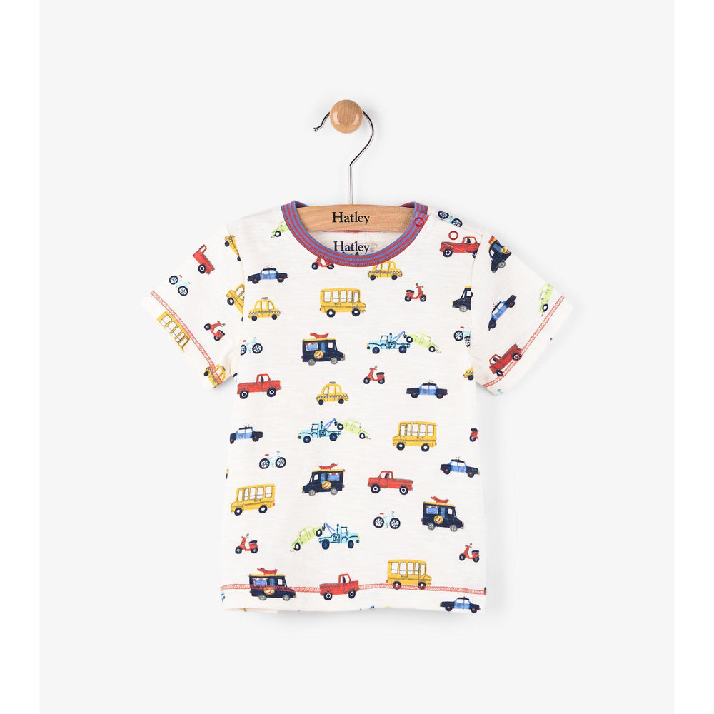 Hatley, Baby Boy Apparel - Shirts & Tops,  Hatley Rush Hour Mini Tee