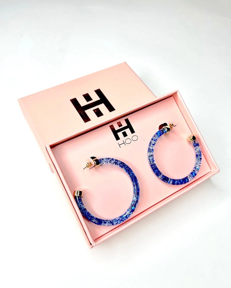 Blue Foil Hoo Hoops - Eden Lifestyle