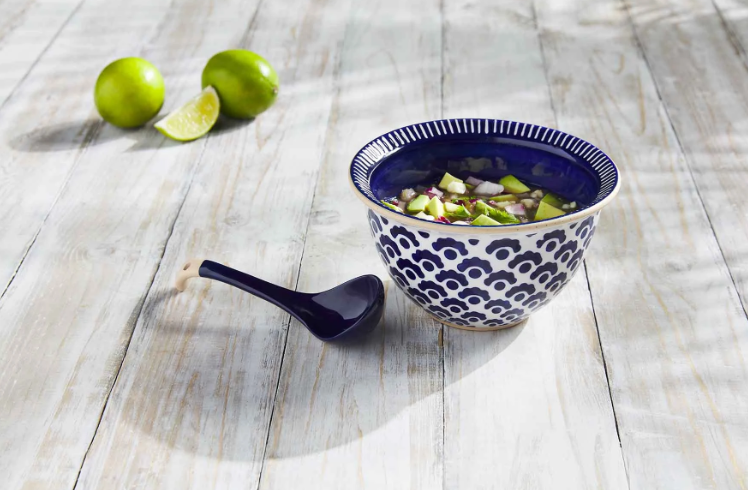 Mud Pie Indigo Salsa Bowl Set - Eden Lifestyle