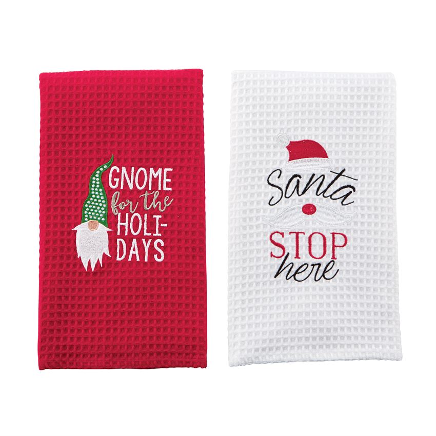 Mud Pie, Home - Decorations,  Mud Pie - Holiday Weave Towel