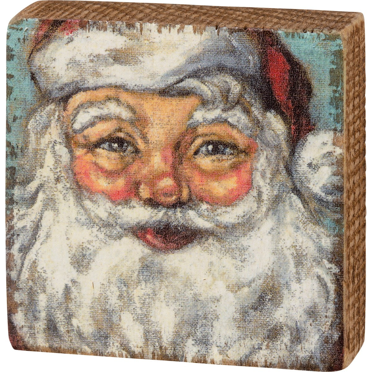 Santa Block Sign - Eden Lifestyle