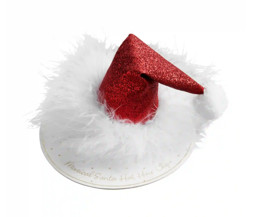 Mud Pie Musical Santa Hair Clip - Eden Lifestyle