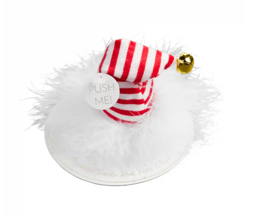Mud Pie Musical Santa Hair Clip - Eden Lifestyle