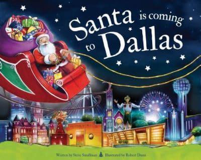Santa is Coming to Dallas Hardcover Book - Eden Lifestyle