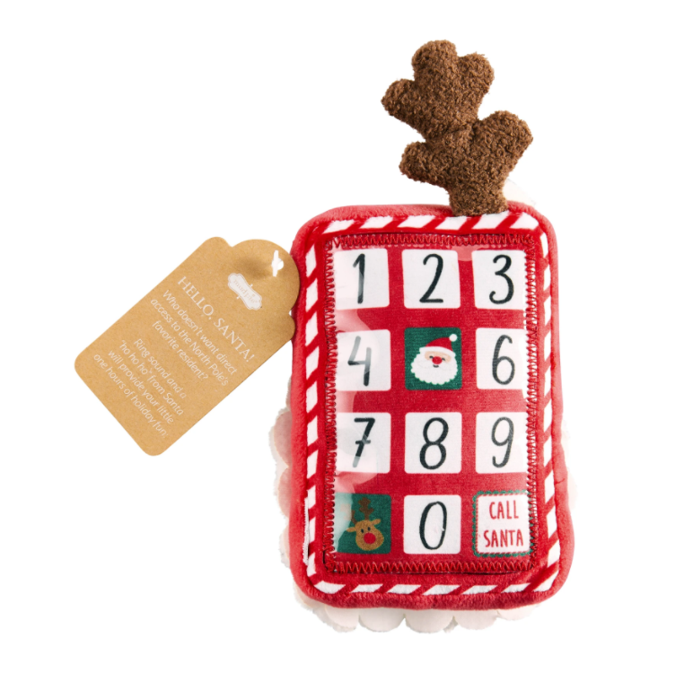 Mud Pie Plush Santa Phone - Eden Lifestyle