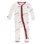 KicKee Pants, Baby Girl Apparel - Rompers,  KicKee Pants - Santa's Sleigh Girl's Romper