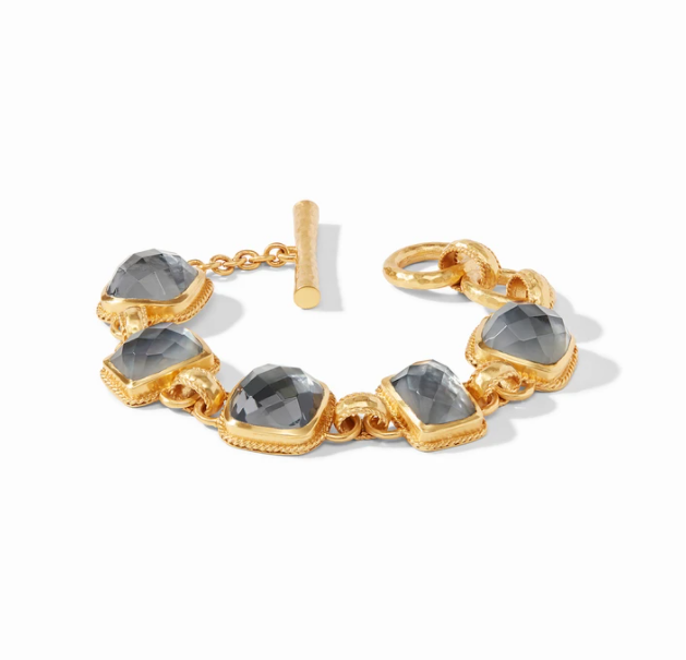 Julie Vos Savoy Demi Bracelet - Iridescent Charcoal Blue - Eden Lifestyle