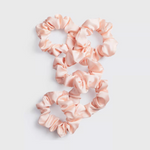 Satin Sleep Scrunchie 5 Pack - Blush - Eden Lifestyle