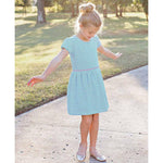 Ruffle Butts, Girl - Dresses,  Peacock Striped Dress