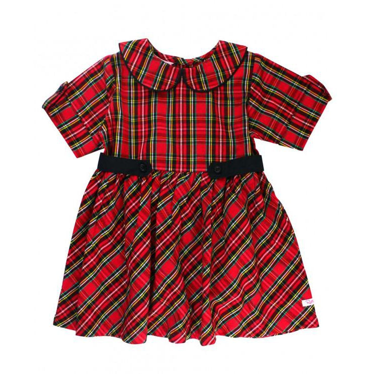 Tristan Plaid Peter Pan Babydoll Dress - Dress "| Ruffle Butts Eden Lifestyle Tristan Plaid Peter Pan Babydoll Dress - Dress "| Ruffle Butts Eden Lifestyle