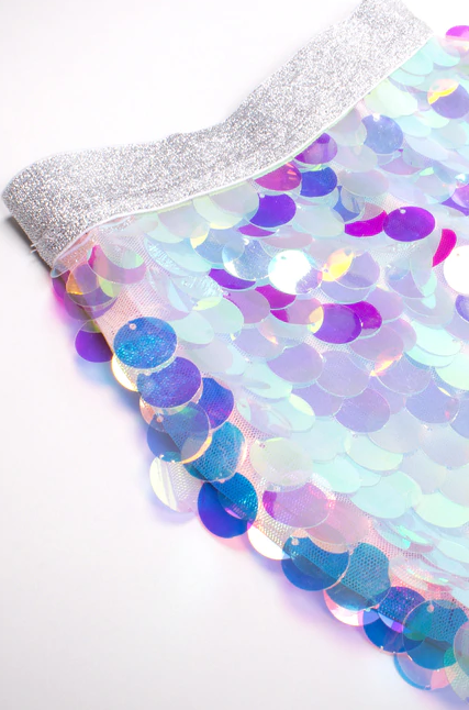 Shade Critters, Girl - Swimwear,  Shade Critters Mermaid Tail - Pink Iridescent Paillette Skirt
