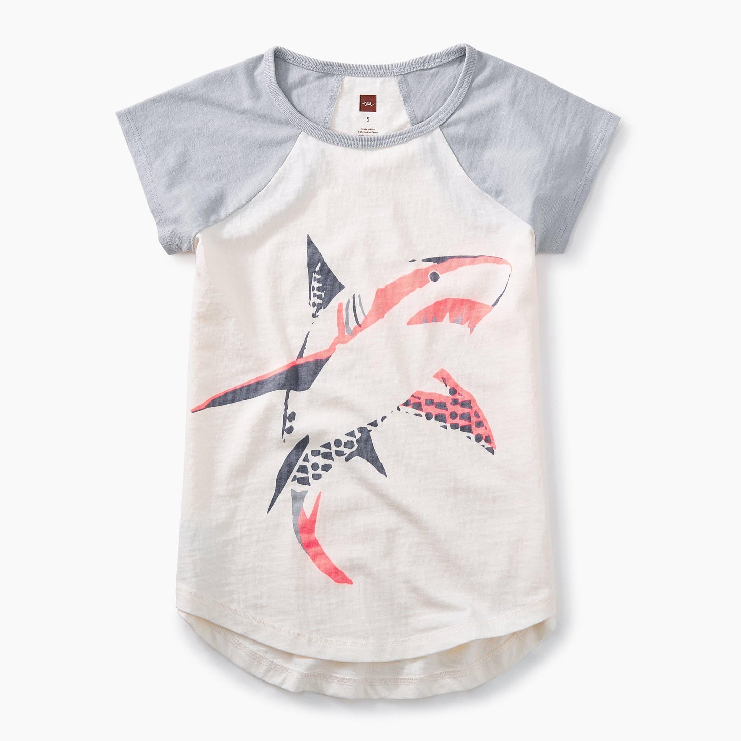 Tea Collection, Girl - Tees,  Shark Graphic Tee