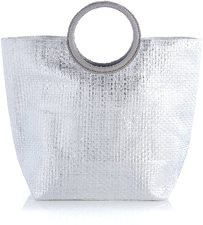 Shiraleah, Accessories - Handbags,  Adora Silver Tote