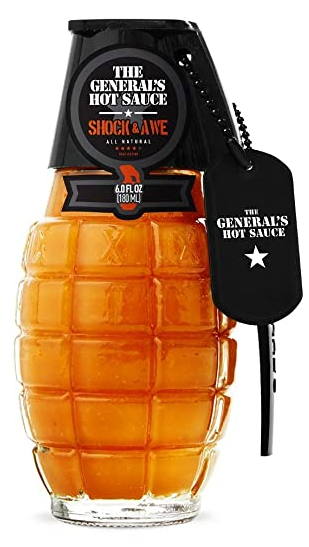 The General's Shock & Awe Hot Sauce 6 oz - Eden Lifestyle