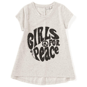 Jessica Simpson, Girl - Shirts & Tops,  Jessica Simpson Kira Girls for Peace Tee