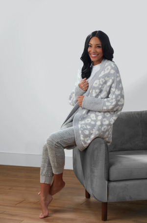 Mud Pie Shylah Leopard Cocoon Cardigan - Eden Lifestyle