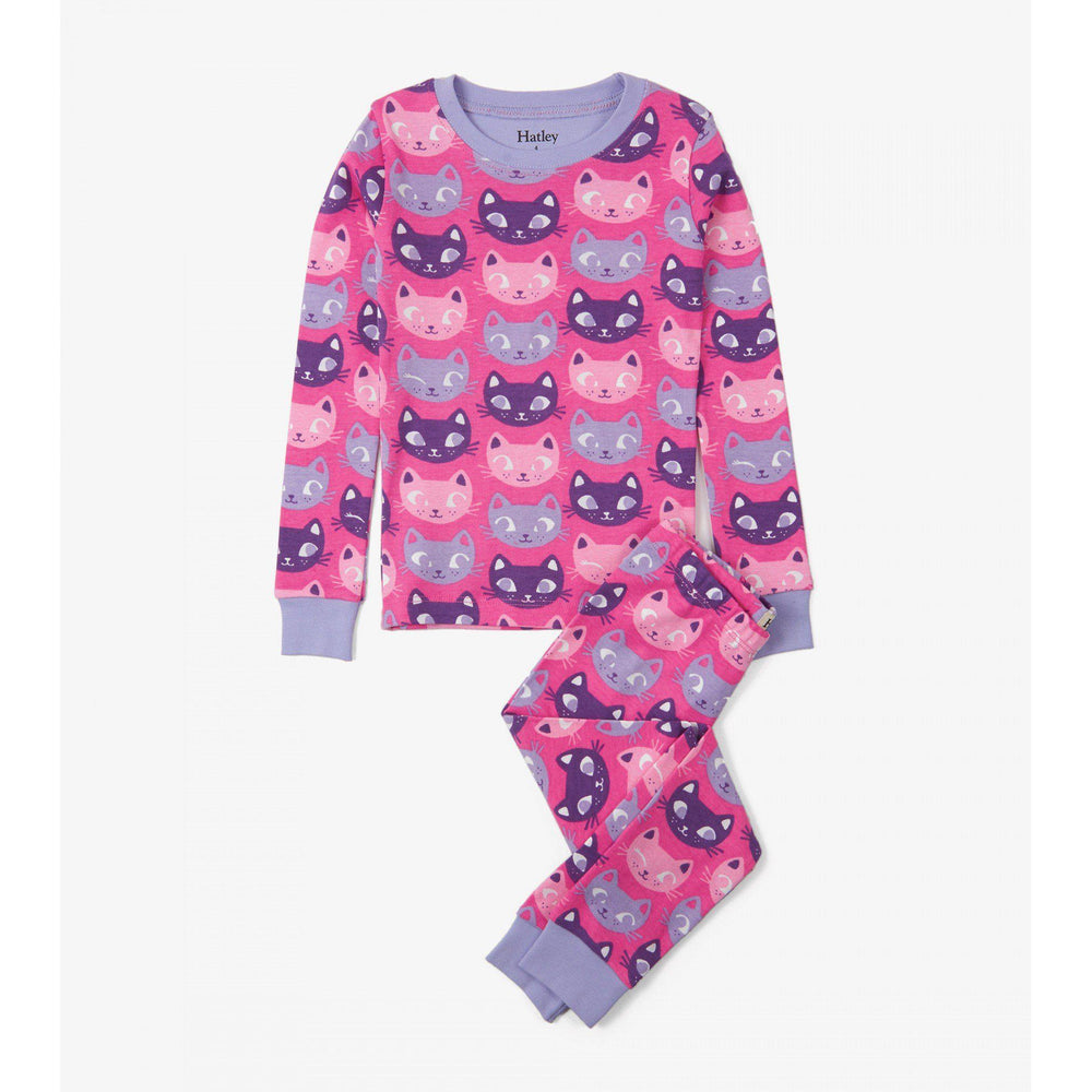 Hatley, Girl - Pajamas,  Hatley Silly Kitties Pajama Set