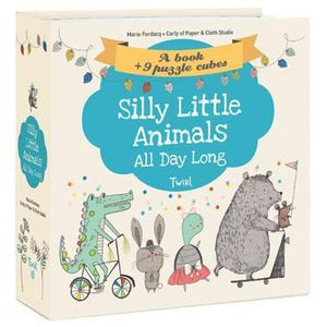 Eden Lifestyle, Books,  Silly Little Animals All Day Long Book & Puzzle