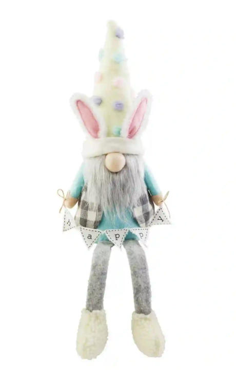 Mud Pie Easter Dangle Leg Gnome - Eden Lifestyle