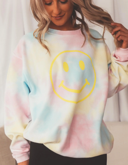 Smiley Tie Dye Cord - Eden Lifestyle