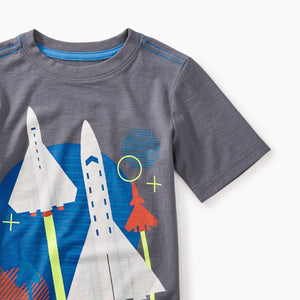Tea Collection, Boy - Tees,  Space Shuttle Graphic Tee