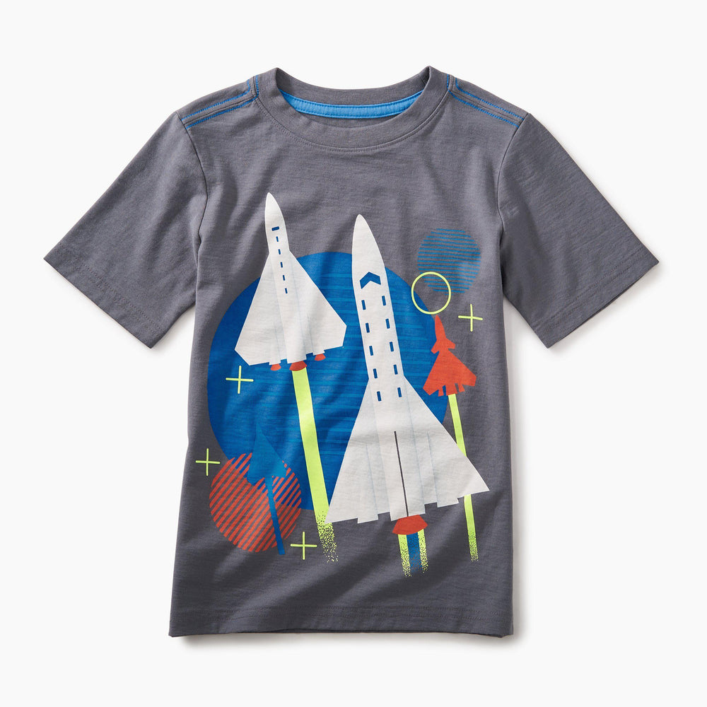 Tea Collection, Boy - Tees,  Space Shuttle Graphic Tee
