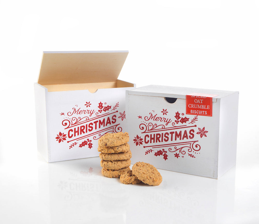 Merry Christmas Cookie Wooden Box - Eden Lifestyle