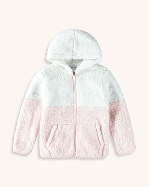 Splendid, Girl - Outerwear,  Splendid Girls Two Tone Sherpa Hoodie