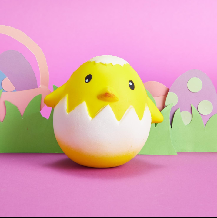 Two's Company, Gifts - Kids Misc,  Spring Chick Marshmallow Squeeze Toy
