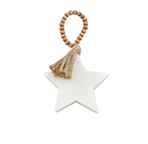 Mud Pie Marble Ornament - Eden Lifestyle