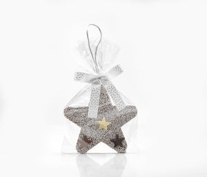 Belgian Chocolate Star Ornament - Eden Lifestyle