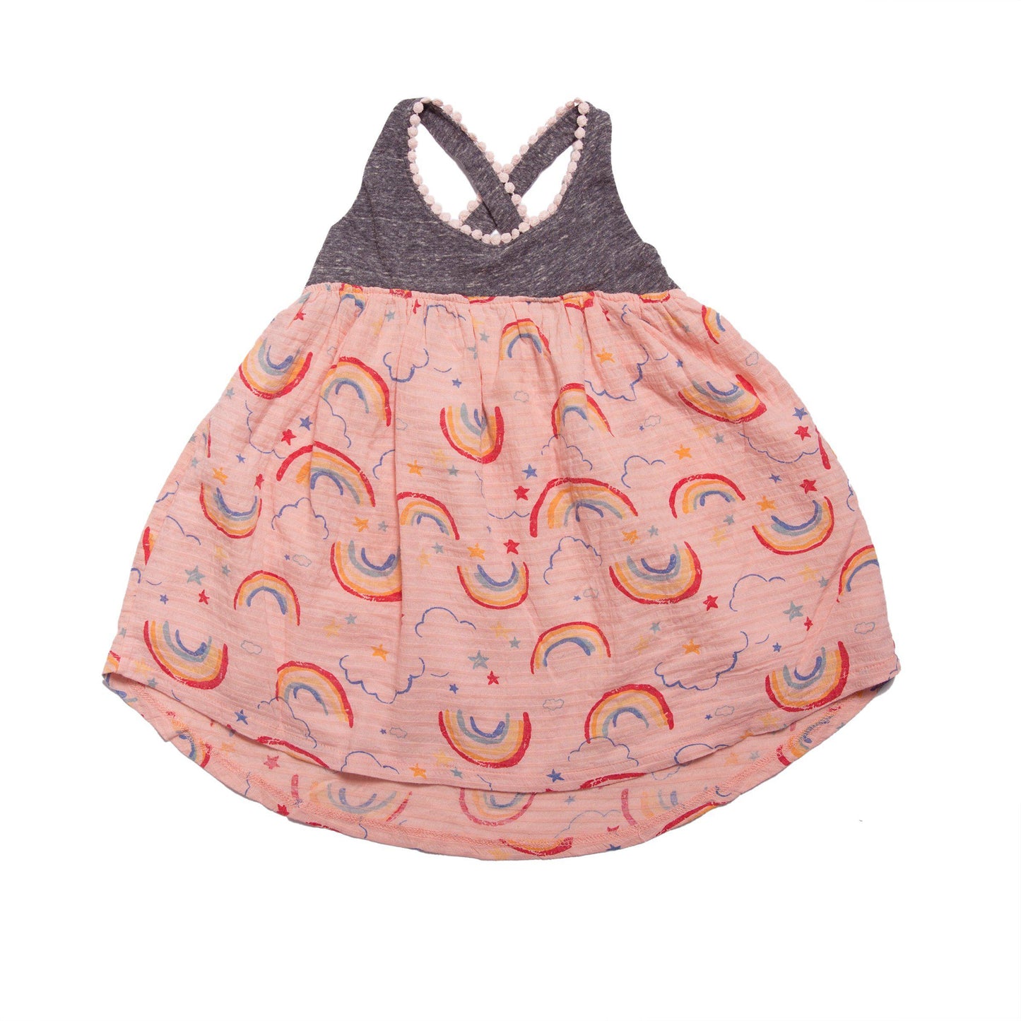 Miki Miette, Girl - Dresses,  MAREN DRESS RAINBOWS