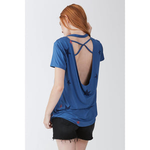Another Love, Women - Tees,  Stars Criss Cross Top
