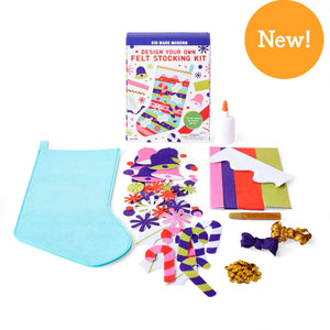 Kid Made Modern, Gifts - Toys,  Design Your Own Felt Stocking Kit